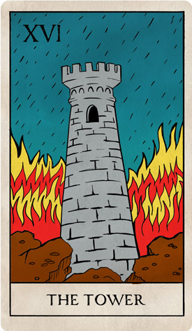 Karta tarota Wieża
